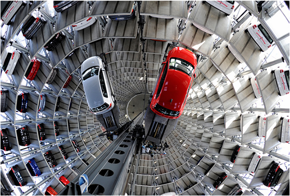 Volkswagen Amazing Car Towers  Image