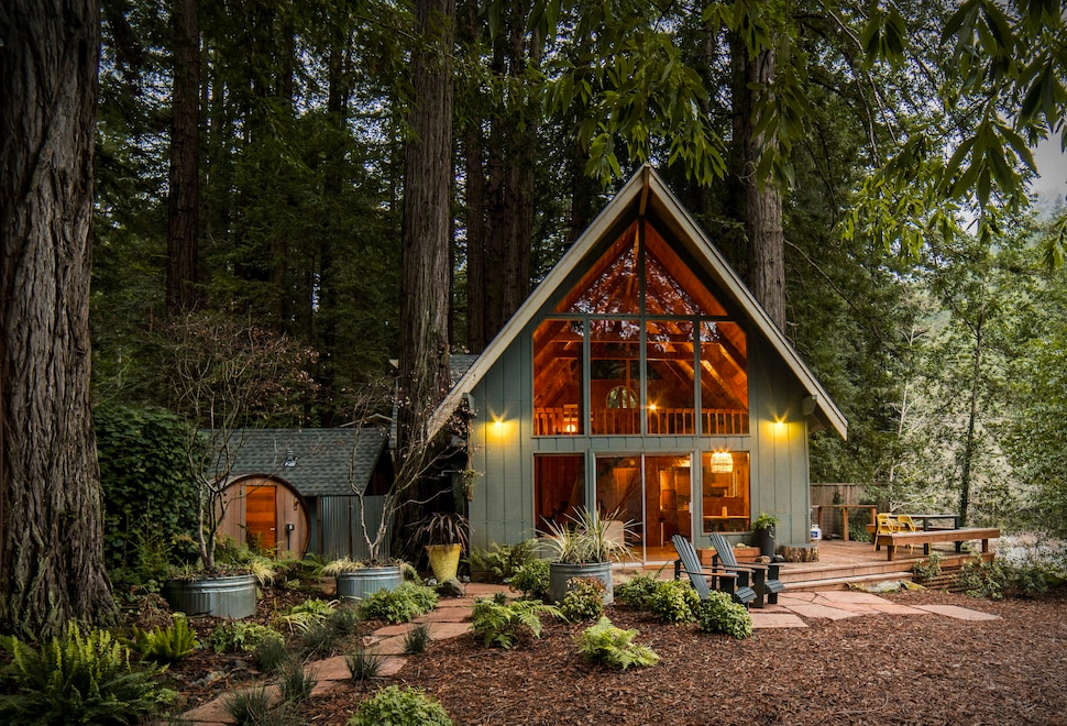 Airbnb Find: Sequoia A-Frame Cabin | Image