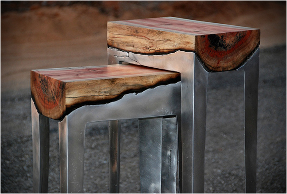 Aluminum And Wood Furniture | By Hilla Shamia | Image