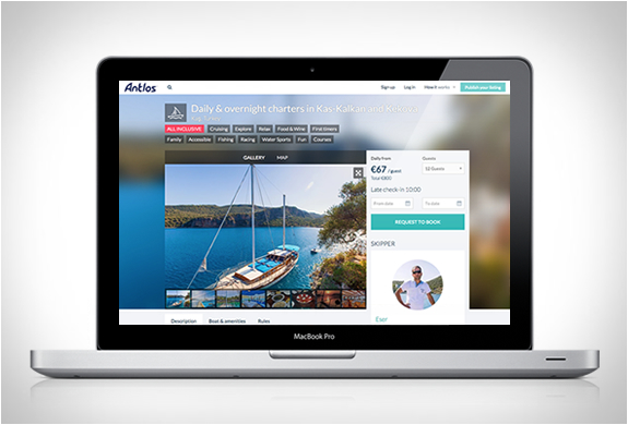 ANTLOS | AIRBNB FOR BOAT HOLIDAYS | Image