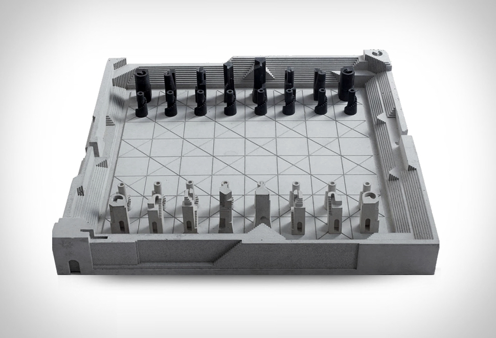 Arena Concrete Chess Set | Image