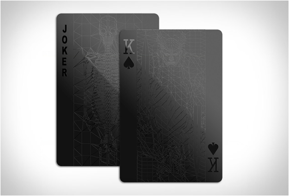 BLACK PLAYING CARDS | BY BALANCE WU DESIGN | Image