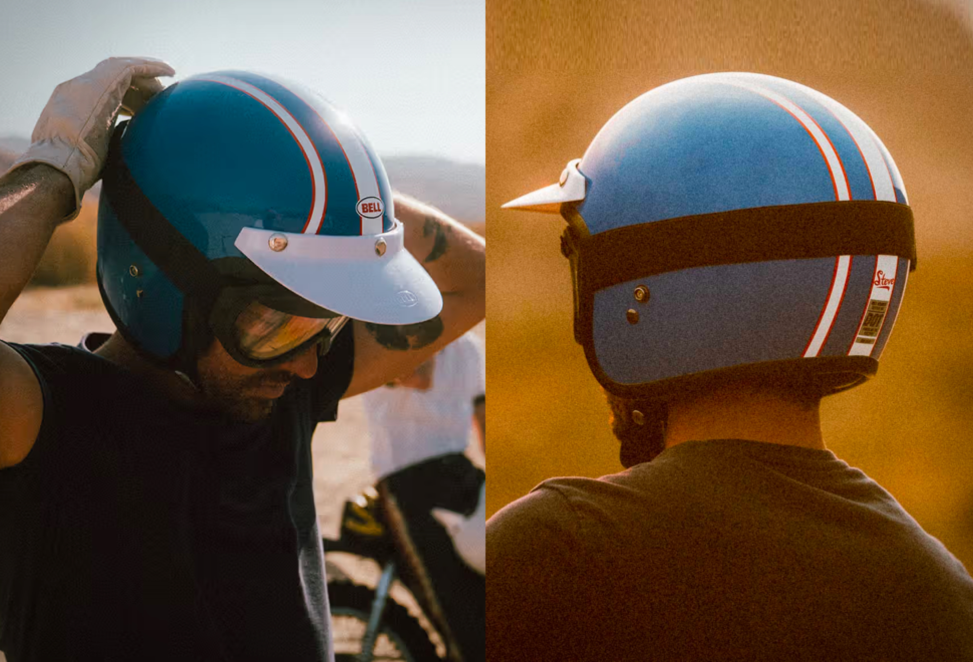 Bell x Steve McQueen Custom 500 Helmet | Image