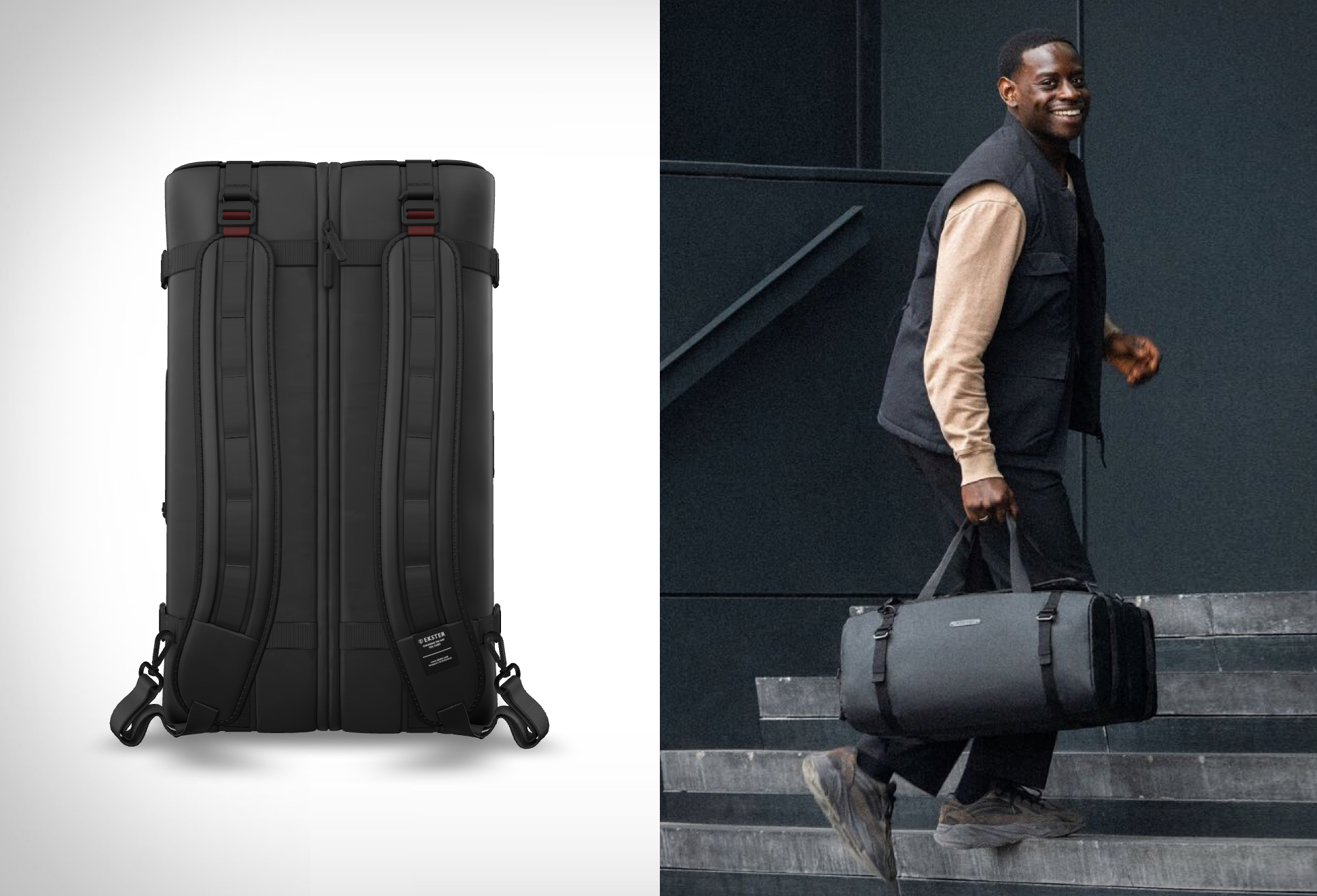 Ekster Grid Duffel Backpack | Image
