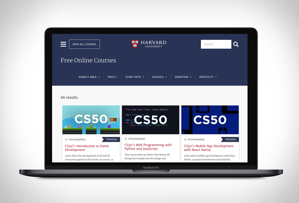 Harvard Free Online Courses | Image