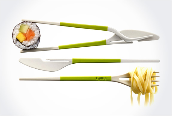 Twin One Cutlery | By Lekue | Image