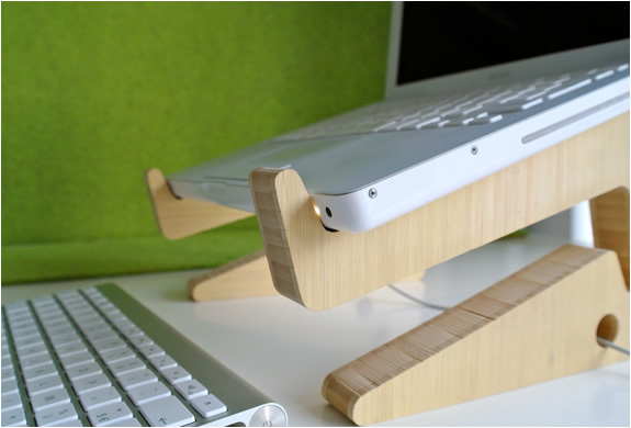 Bamboo Puzzle Laptopstand | Image