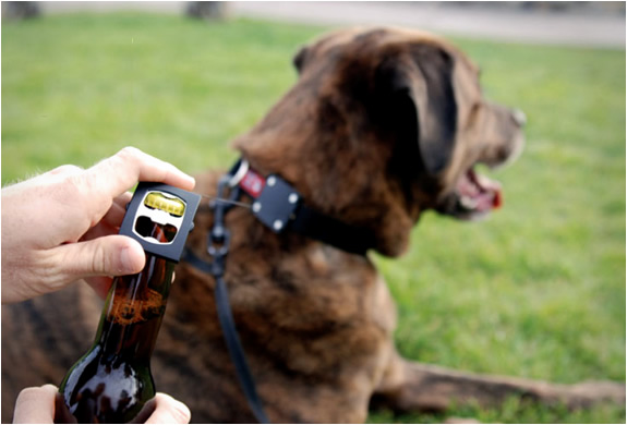 BARK BEER | DOG COLLAR BOTTLE OPENER | Image