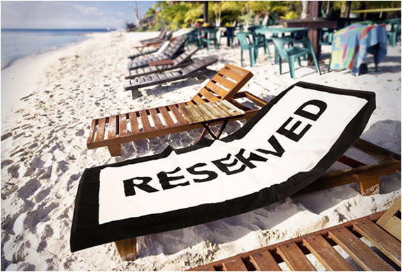 RESERVED BEACH TOWEL | Image