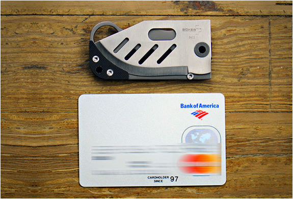 SMALL CREDIT CARD KNIFE | BY BOKER | Image