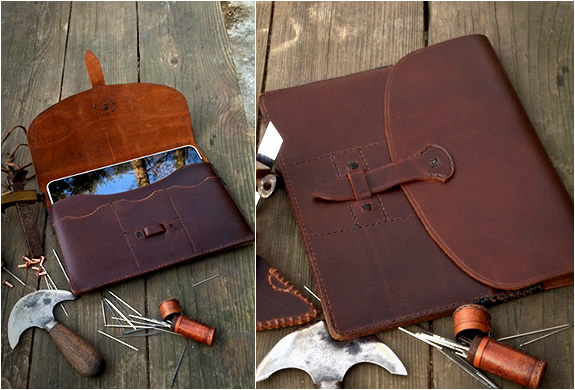 Hand Stitched Leather Ipad Case | Image