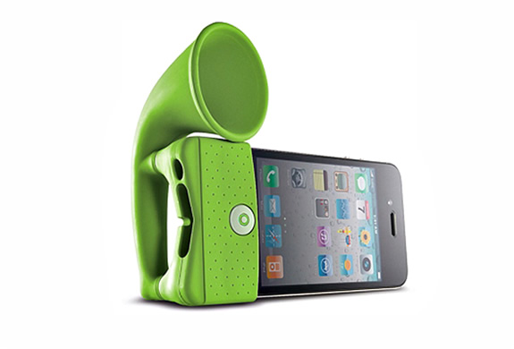 IPHONE PORTABLE AMPLIFIER HORN STAND | Image