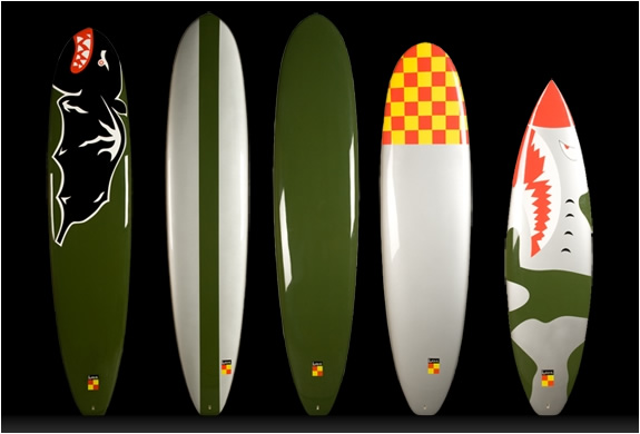 KANA SURFBOARDS INSPIRED BY WORLD WAR II FIGHTER PLANES | Image