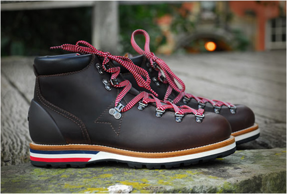 Moncler V Leather Mountain Boots | Image