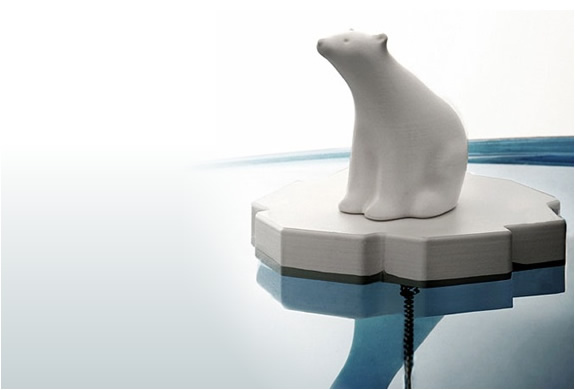 Polar Bear Drain Stopper | Image