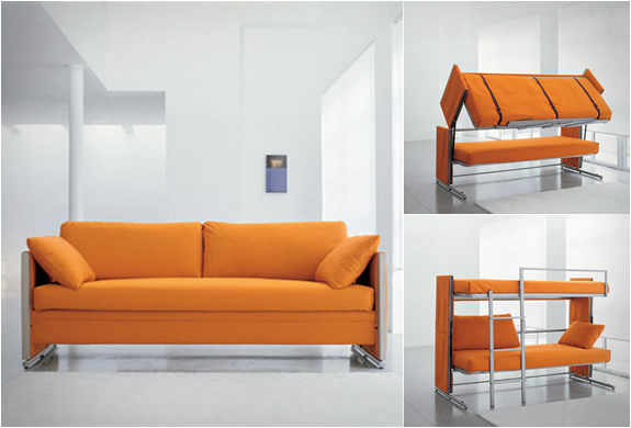 Sofa Bunk Bed, Couch Converts To Bunk Bed