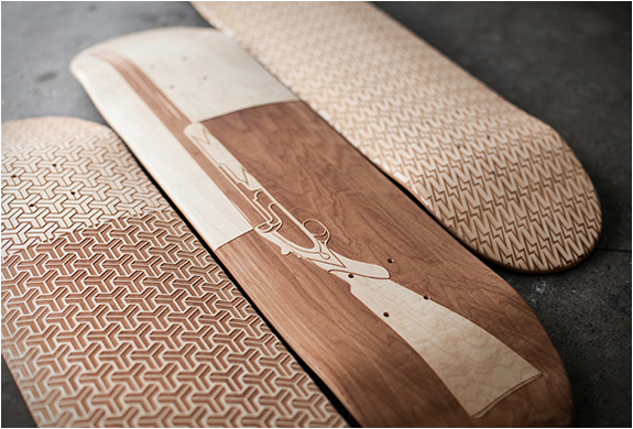 Magnetic Kitchen Laser Engraved Skate Decks | Image