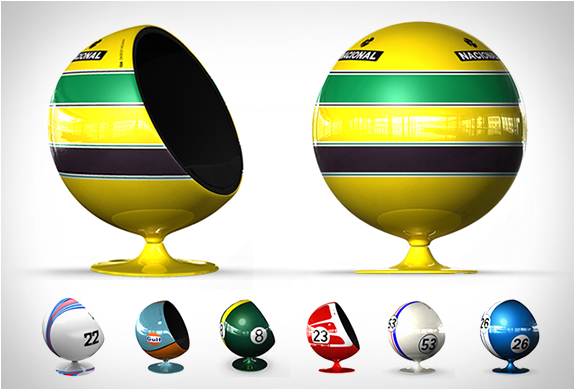 Motorsport Tribute Egg Chairs | Image