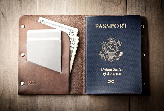Leather Passport Wallet | By Mr Lentz | Image