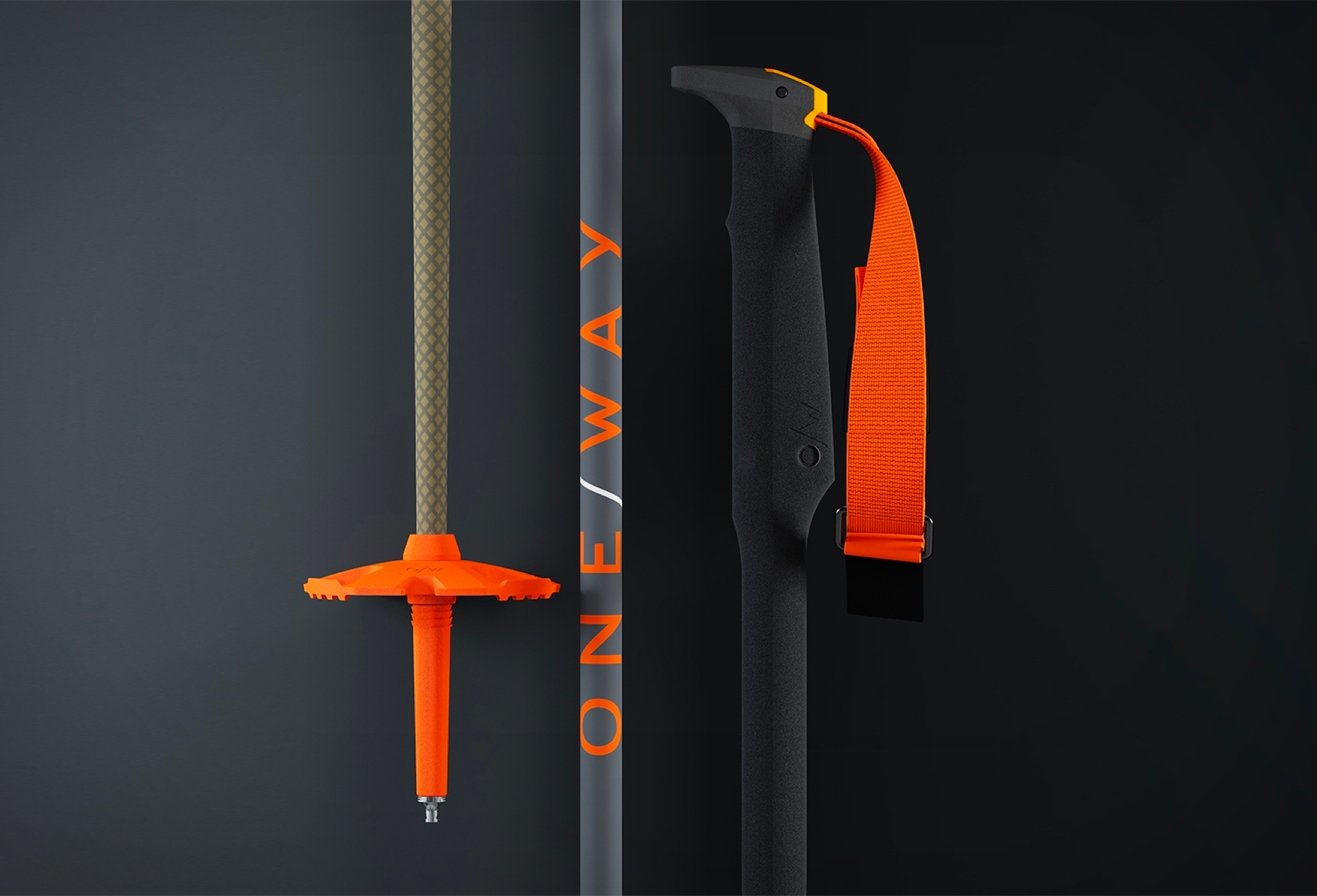 One Way Customizable Ski Poles | Image