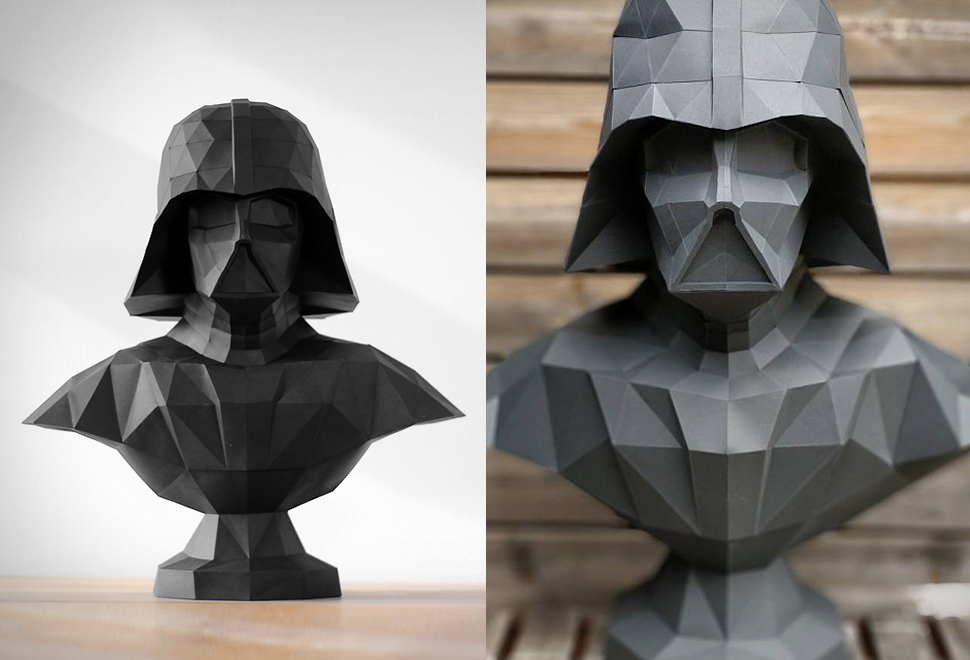 Papercraft Darth Vader Statue | Image