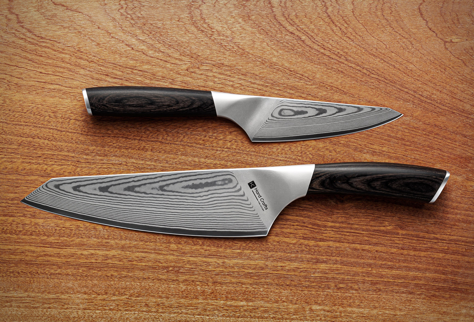 REO Damascus Steel Chef Knife | Image