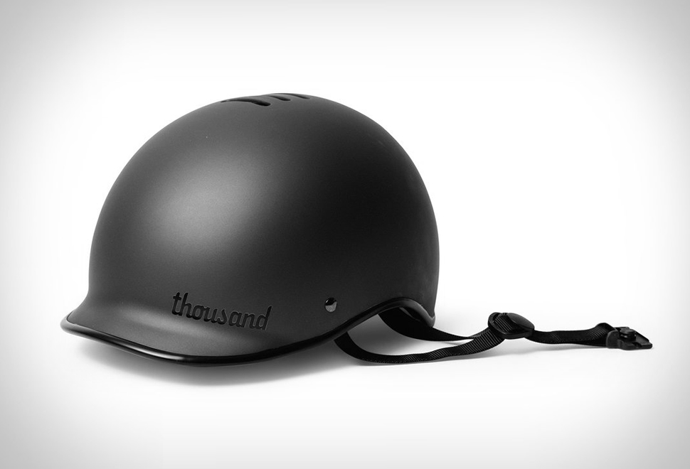 Thousand Stealth Black Bike Helmet | Image