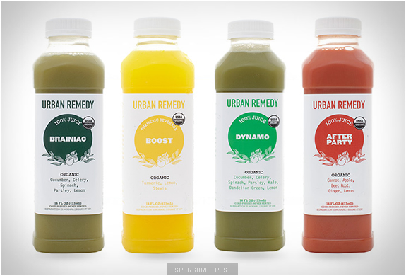 ORGANIC JUICES | BY URBAN REMEDY | Image