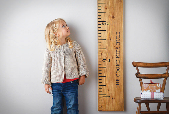 Wooden Ruler Height Chart | Image