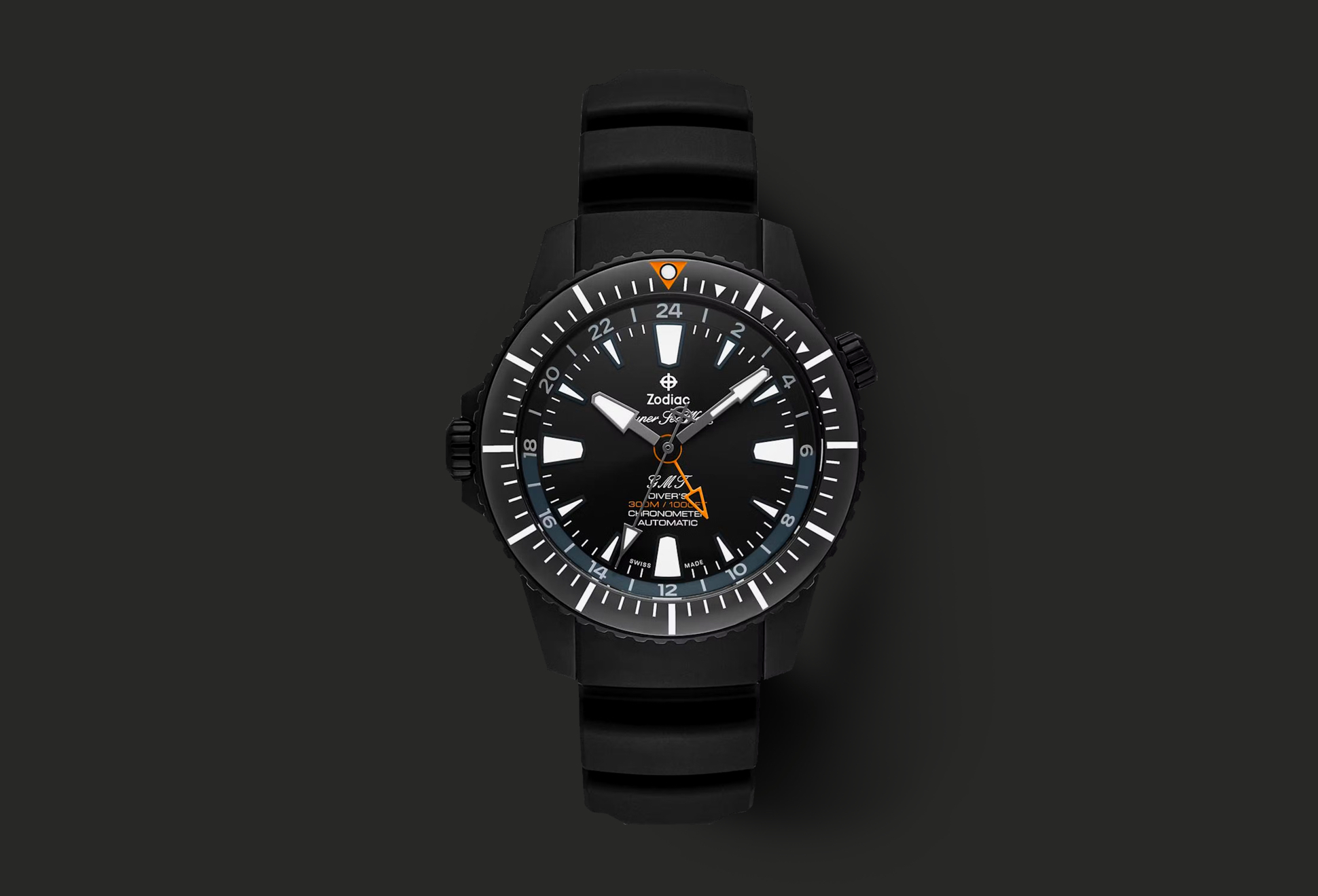 Zodiac Super Sea Wolf GMT Pro Diver Watch | Image